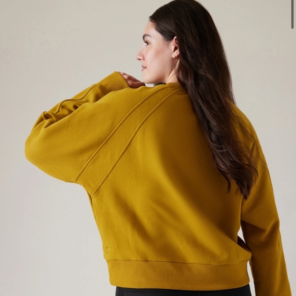 *SOLD* NWT Athleta Retroplush Revival Crewneck Sweatshirt - Picture 8 of 11